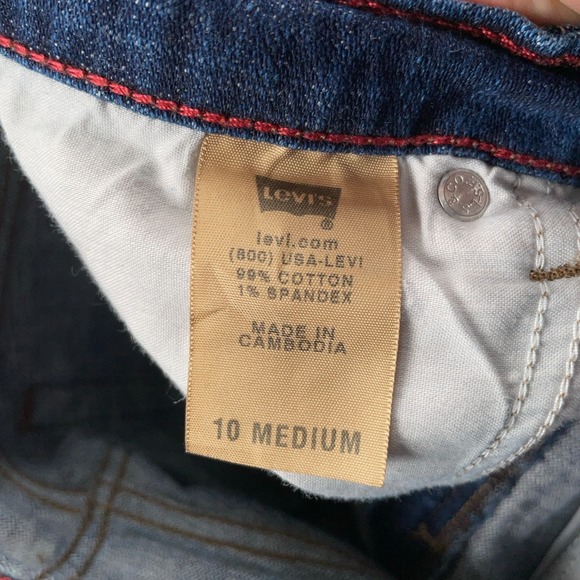 Levis Jeans Womens 10 Medium Blue Relaxed Bootcut 550 Denim Casual 30x30.5 - Picture 9 of 10